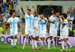 JAVNO GLEDANJE UZVRATNE UTAKMICE IZMEĐU VFB STUTTGART I HNK RIJEKA