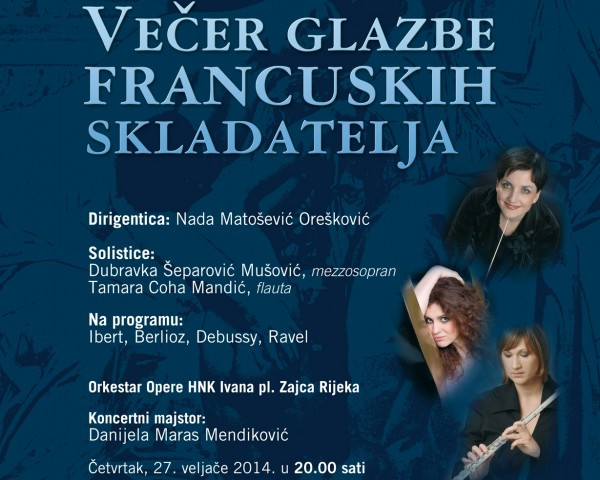 NEODOLJIVA „VEČER GLAZBE FRANCUSKIH SKLADATELJA“