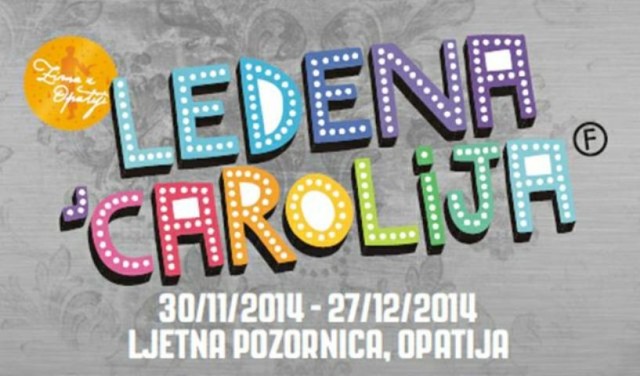 Ledena čarolija u prosincu na Ljetnoj pozornici u Opatiji