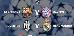 Za finale Barcelona – Bayern i Juventus – Real Madrid