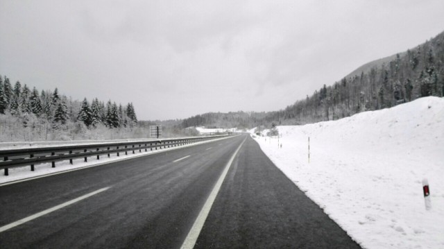 Još sutra moguć slab snijeg u gorskim krajevima