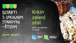 NP Krka organizira Krkin zeleni stol