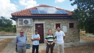 Recepcija NP Krka sa solarnim pločama