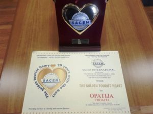 Opatiji dodijeljeno Zlatno turističko srce