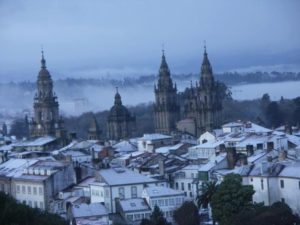 Snijeg iznenadio Santiago