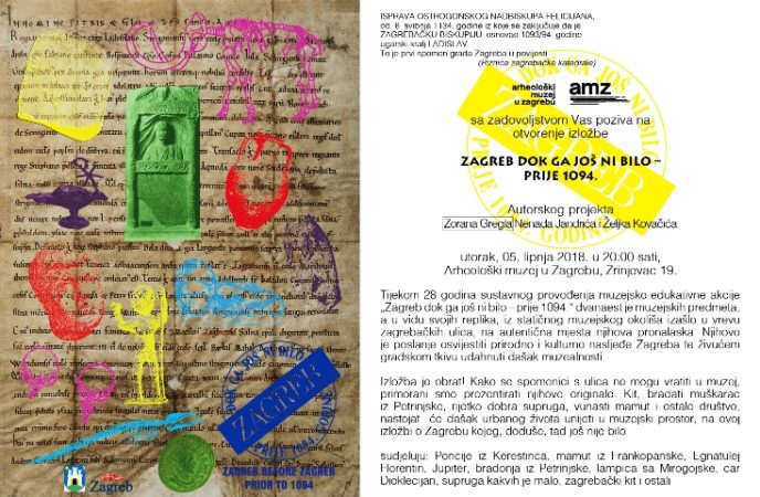 Izložba „Zagreb dok ga još ni bilo – prije 1094.“