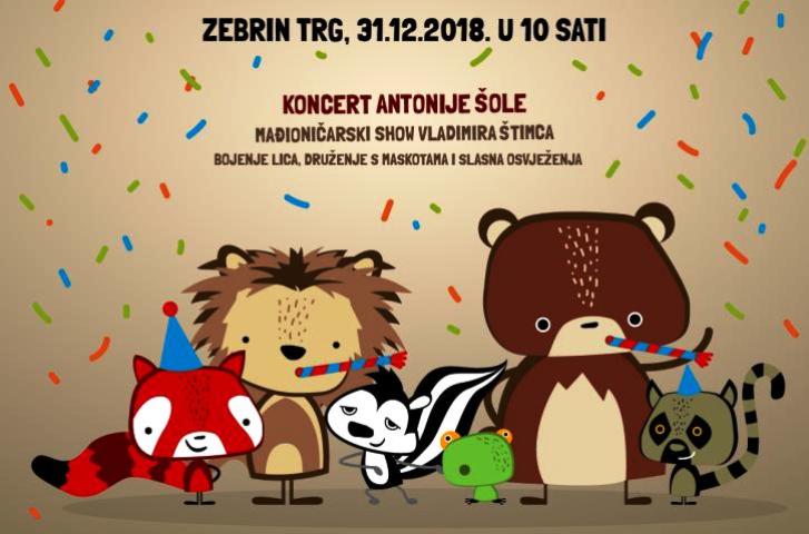 Ispraćaj Stare godine u zoološkom vrtu grada Zagreba