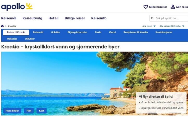 Hrvatska među najpoželjnijim ljetnim destinacijama Norvežana