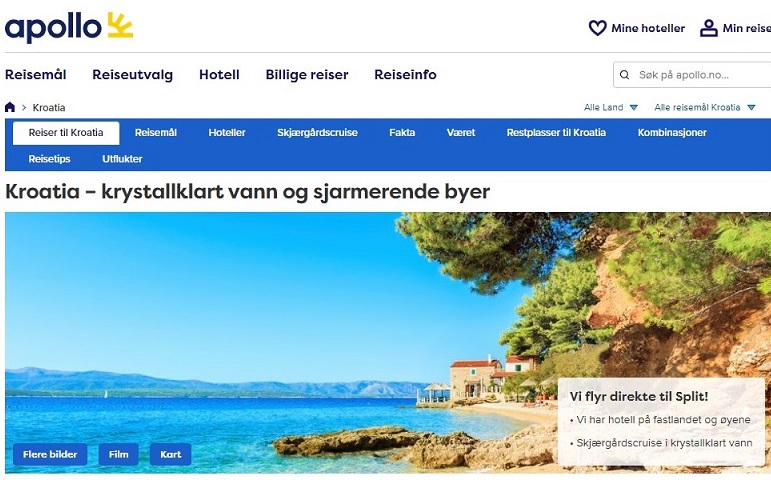Hrvatska među najpoželjnijim ljetnim destinacijama Norvežana