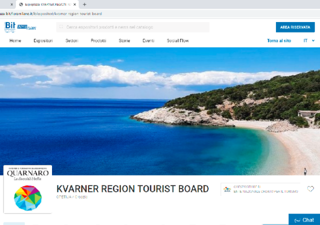 Kvarner se predstavlja na najvećem talijanskom turističkom sajmu „BIT Digital“