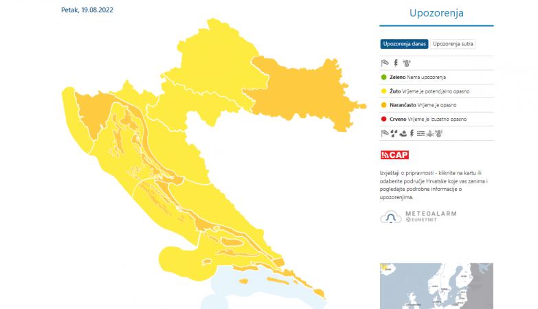 U olujama u Europi 13 poginulih, izdano upozorenje za cijelu Hrvatsku