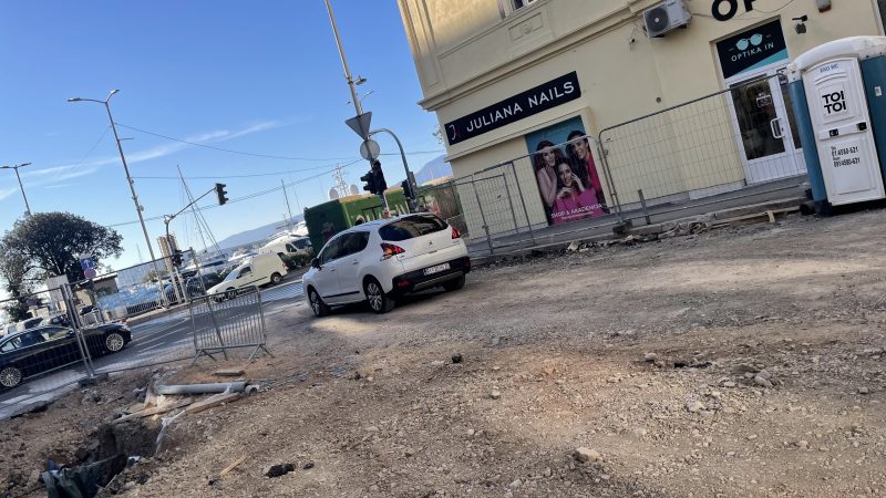Središte Rijeke bez vode!