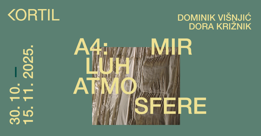 Ovaj četvrtak Galerija Kortil otvara izložbu “Mirluh atmosfere” Dominika Višnjića