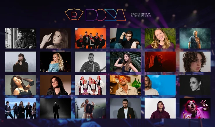 Dora 2026.: Odabrane 24 pjesme u utrci za Eurosong