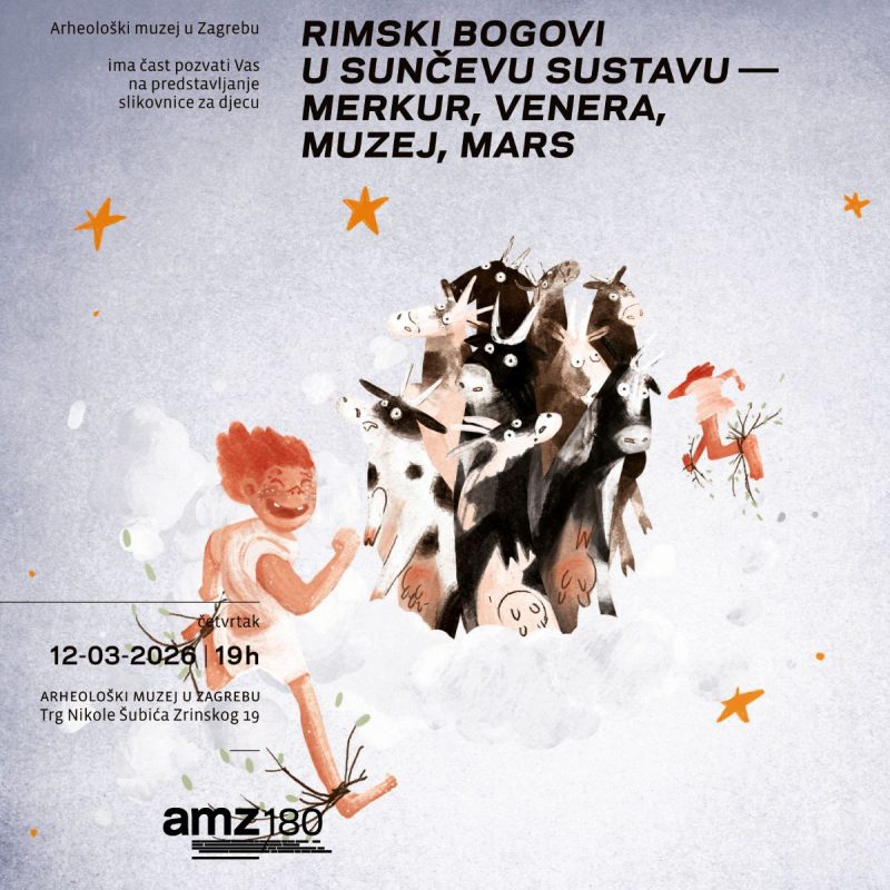 Predstavljanje slikovnice „Rimski bogovi u Sunčevu sustavu – Merkur, Venera, Muzej, Mars“