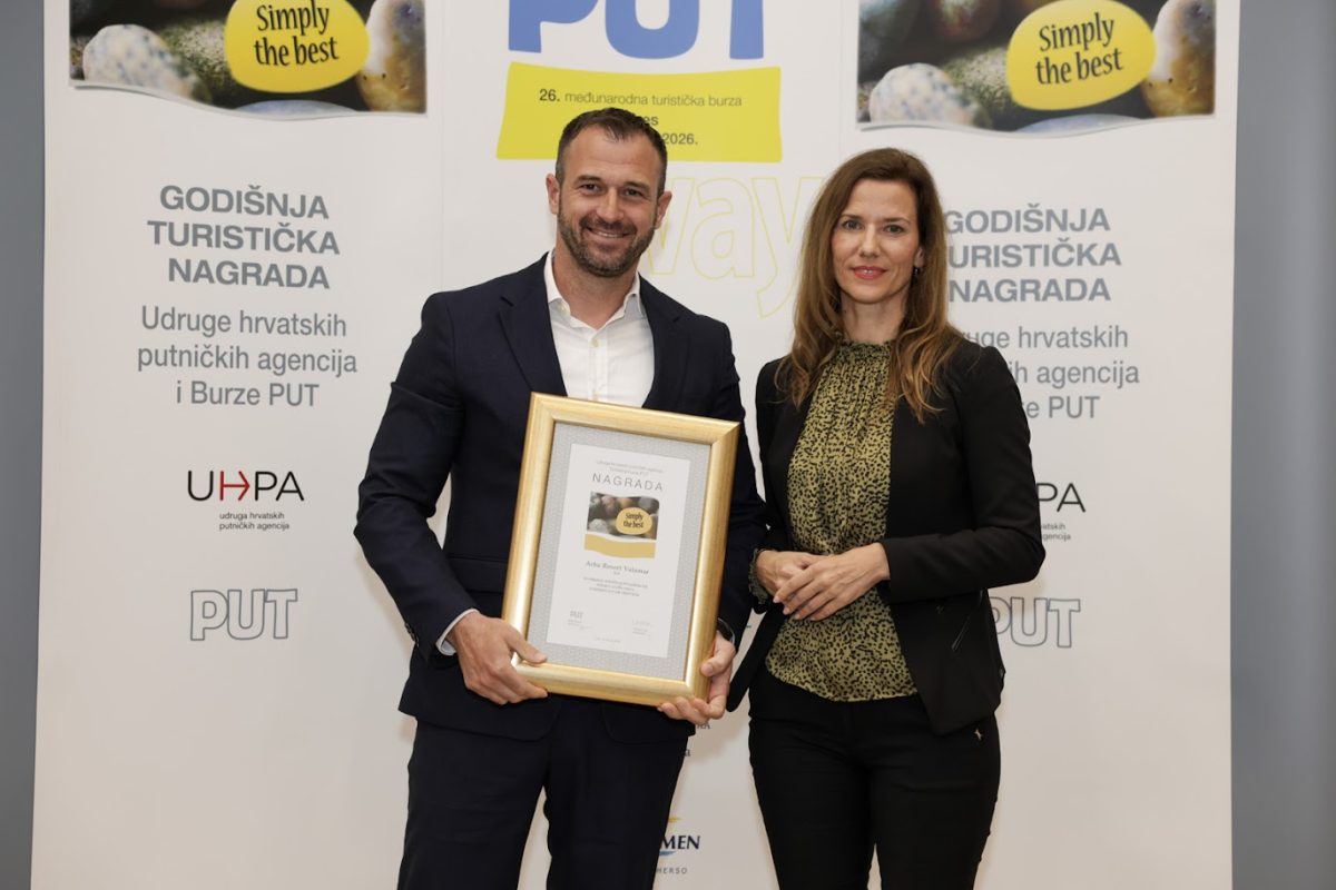 Arba Resort 4* na Rabu osvojio nagradu Simply the Best za novi projekt u turizmu