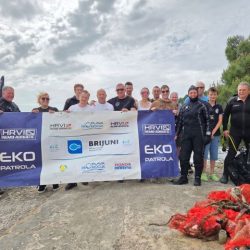 Ronioci čistili podmorje Brijuna – Eko patrola Brijuni 2026