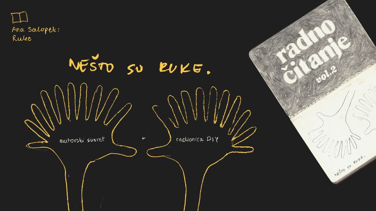 Radionica i razgovor s ilustratoricom Anom Salopek, autoricom knjige „Ruke“