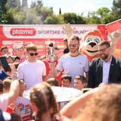 Dolazak Tonija Fruka na Dan sporta u Rijeku oduševio djecu