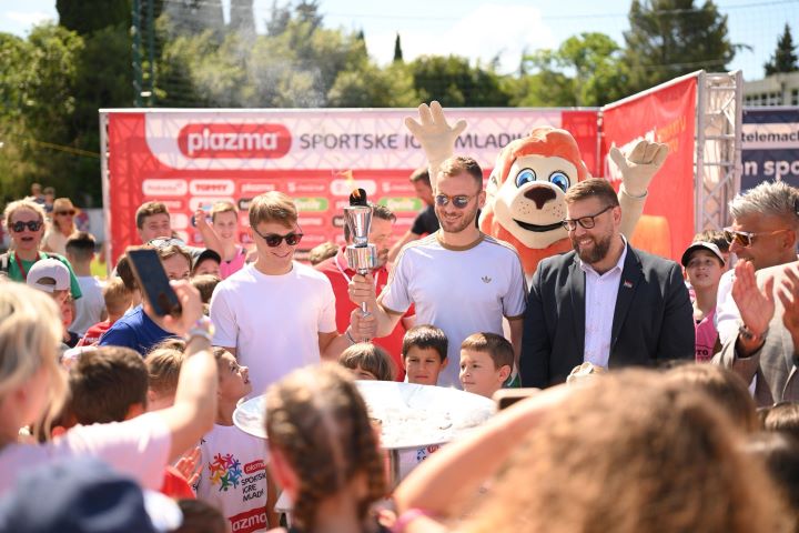 Dolazak Tonija Fruka na Dan sporta u Rijeku oduševio djecu