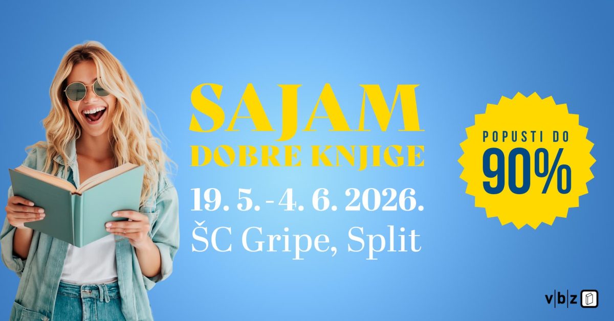 Sajam dobre knjige vraća se u Split uz popuste do -90%