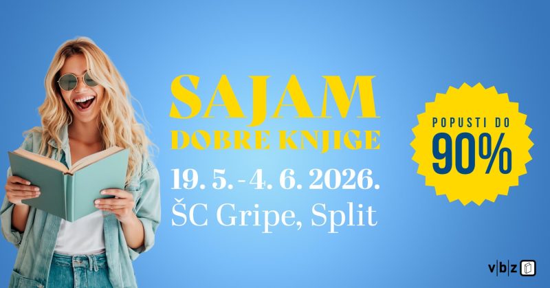 Sajam dobre knjige vraća se u Split uz popuste do -90%