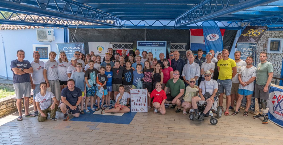 Djeca, hrvatski i slovenski ronioci te ukrajinski veterani zajedno za čišće podmorje i snažniju zajednicu