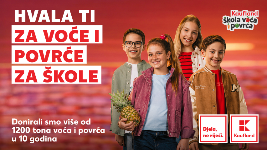 Besplatno voće i povrće iz Kauflanda dobivaju ove škole!