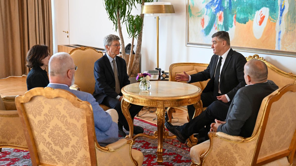 Predsjednik Milanović razgovarao s američkim profesorom Jeffreyem Davidom Sachsom, 18. lipnja 2026.