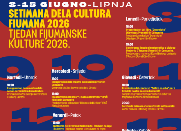 Tjedan fijumanske kulture 2026.: od 8. do 15. lipnja u Rijeci
