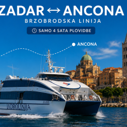 Jadrolinija ponovno povezuje Hrvatsku i Italiju: Brzobrodska linija Zadar – Ancona plovi za samo četiri sata