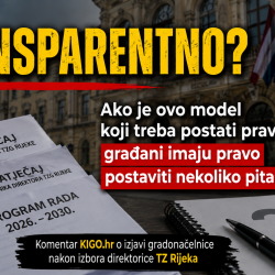 Ako je ovo primjer transparentnosti, građani Rijeke imaju pravo pitati – što onda nije transparentno?