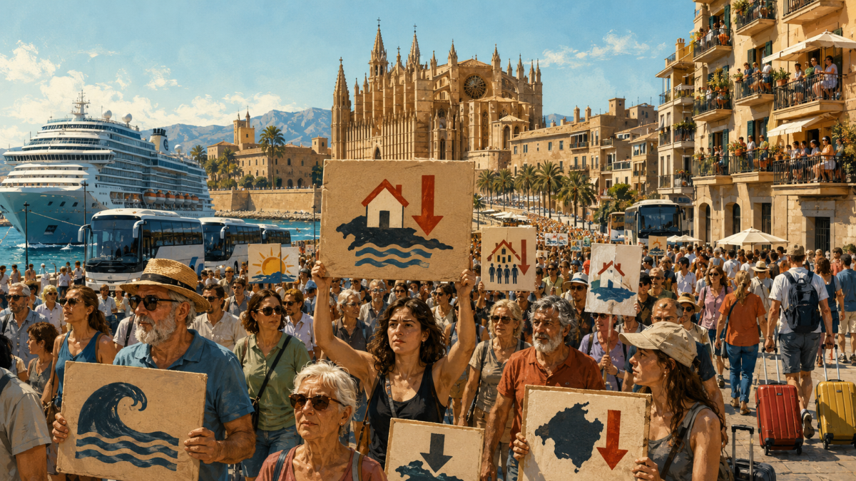 Velik prosvjed na Mallorci. Na ulice izašlo 25.000 ljudi