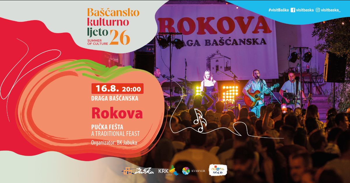 Klapska pjesma, svečani koncert i Rokova donose novi ljetni tjedan u Baški