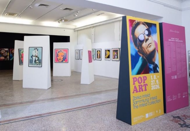 Najava stručnog vodstva izložbom POP ART – Zbirka Infeld