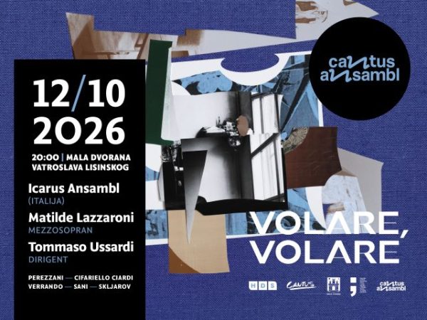 Cantus Ansambl uz talijanske prijatelje otvara novu sezonu: Volare, volare