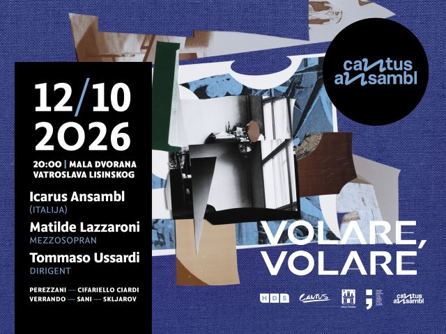 Cantus Ansambl uz talijanske prijatelje otvara novu sezonu: Volare, volare