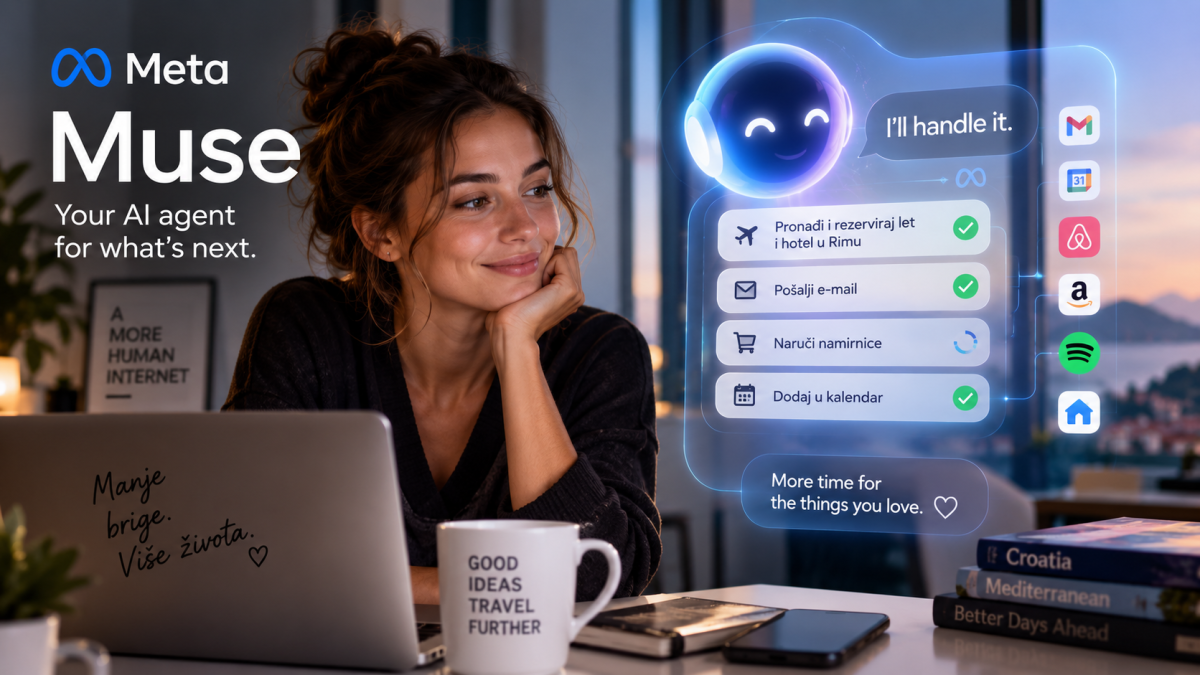 Meta predstavila Muse: AI više ne želi samo razgovarati s vama – želi raditi umjesto vas