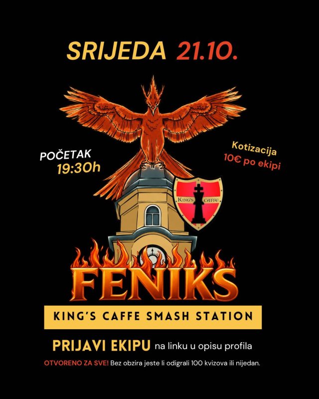 Feniks otvara treću sezonu: nova lokacija, raniji termin i vrijedne nagrade